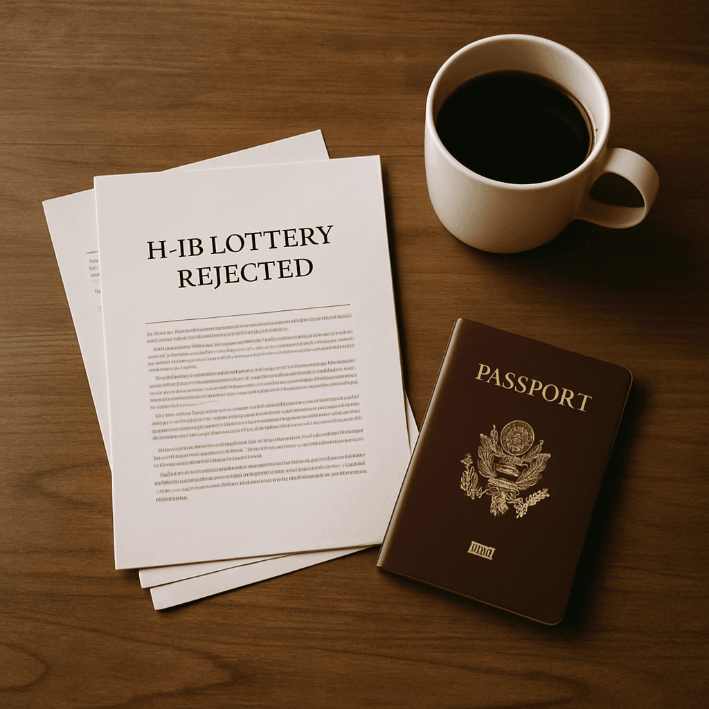 H-1B Lottery Rejected β What Now? (8 Alternatives)
